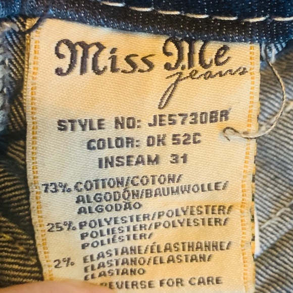 Women’s Miss Me Bootcut Jeans Size 27 - Picture 7 of 12